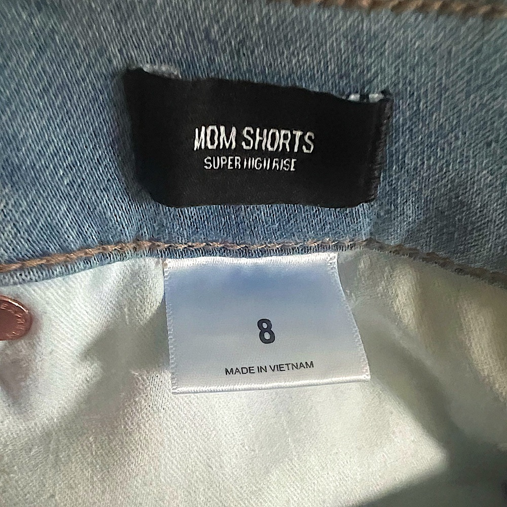 High Rise Denim Shorts - Picture 4 of 4